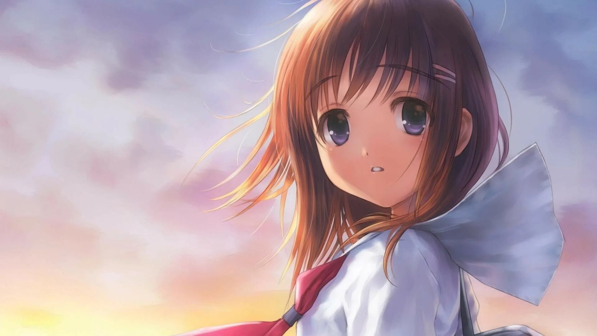 Animated girl. Animated girl