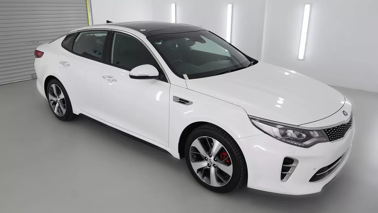 Купить б/у Kia Optima IV 2.4 AT (188 л.с.) бензин автомат в Домодедово: белый Ки