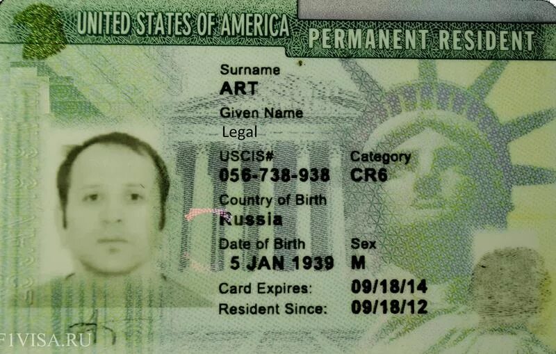 Green Card 2023. Фото на Грин карту. Грин-карта США. Green Card как выглядит.