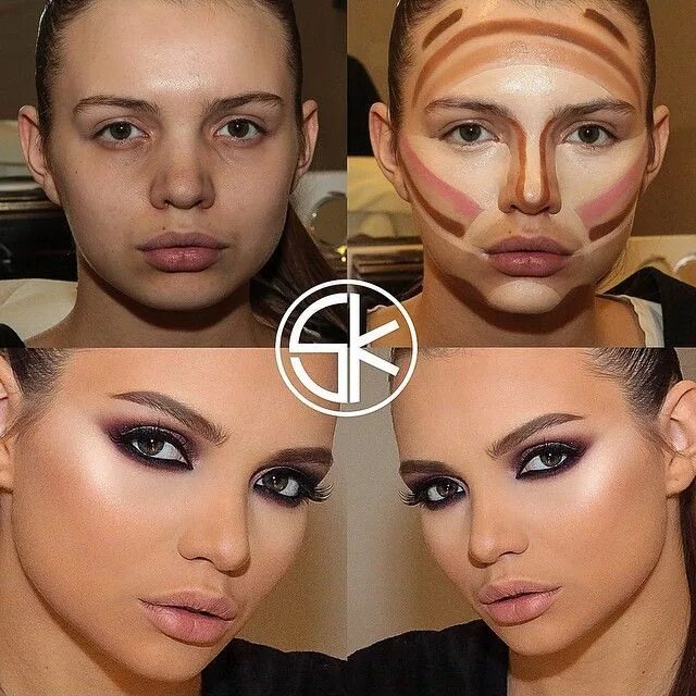 Contouring : 20 clichés qui vont te faire halluciner Contour maquillage, Maquill