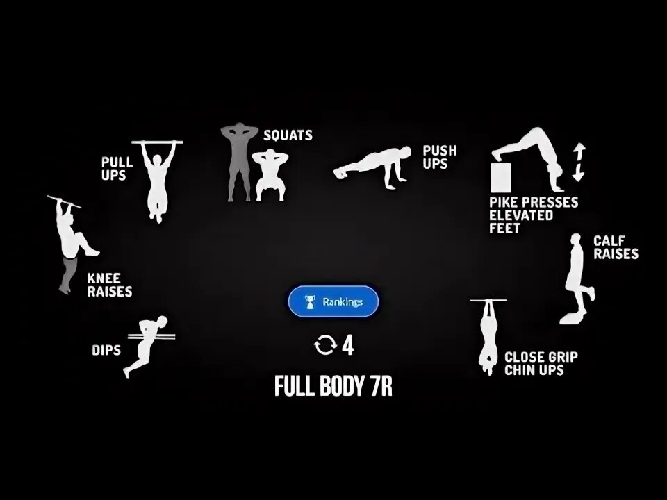 Calisthenics playbook for push pull squat