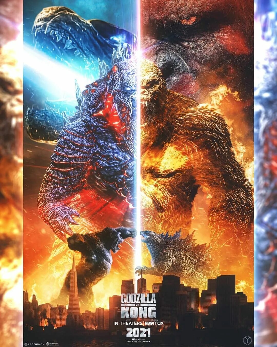 Godzilla x king kong. Godzilla vs King 2021 Постер. Кинг Конг 2021. Годзилла 2021 Постер. Годзилла и Кинг Конг.