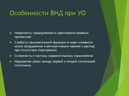 Высшая нервная деятельность ребенка