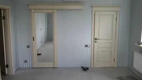 Отделка межкомнатных дверей