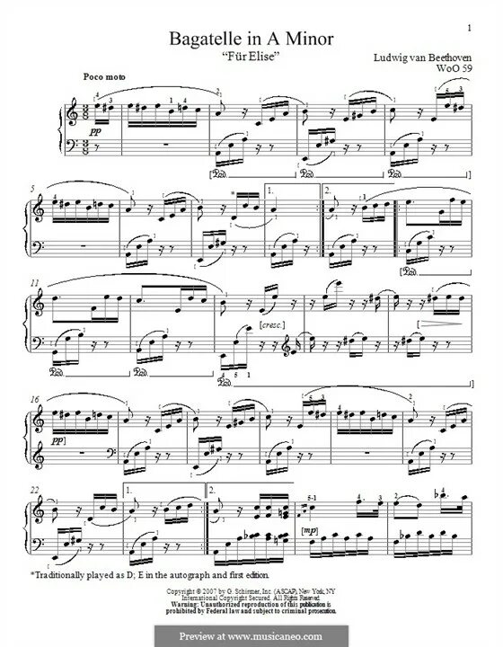 Элизе гитара разбор. Ноты бетховен к элизе для пианино. bagatelle in a minor, woo 59 &quot;fur elise&quot;. бетховен к элизе ноты для фортепиано. ноты произведение к элизе бетховен.