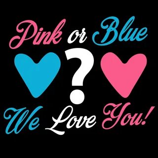 Pink Or Blue We Love You 640976 Vector Art at Vecteezy.