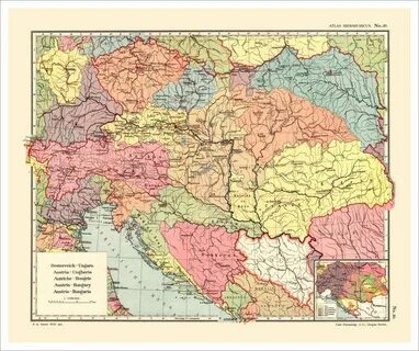 Карта австро венгрии