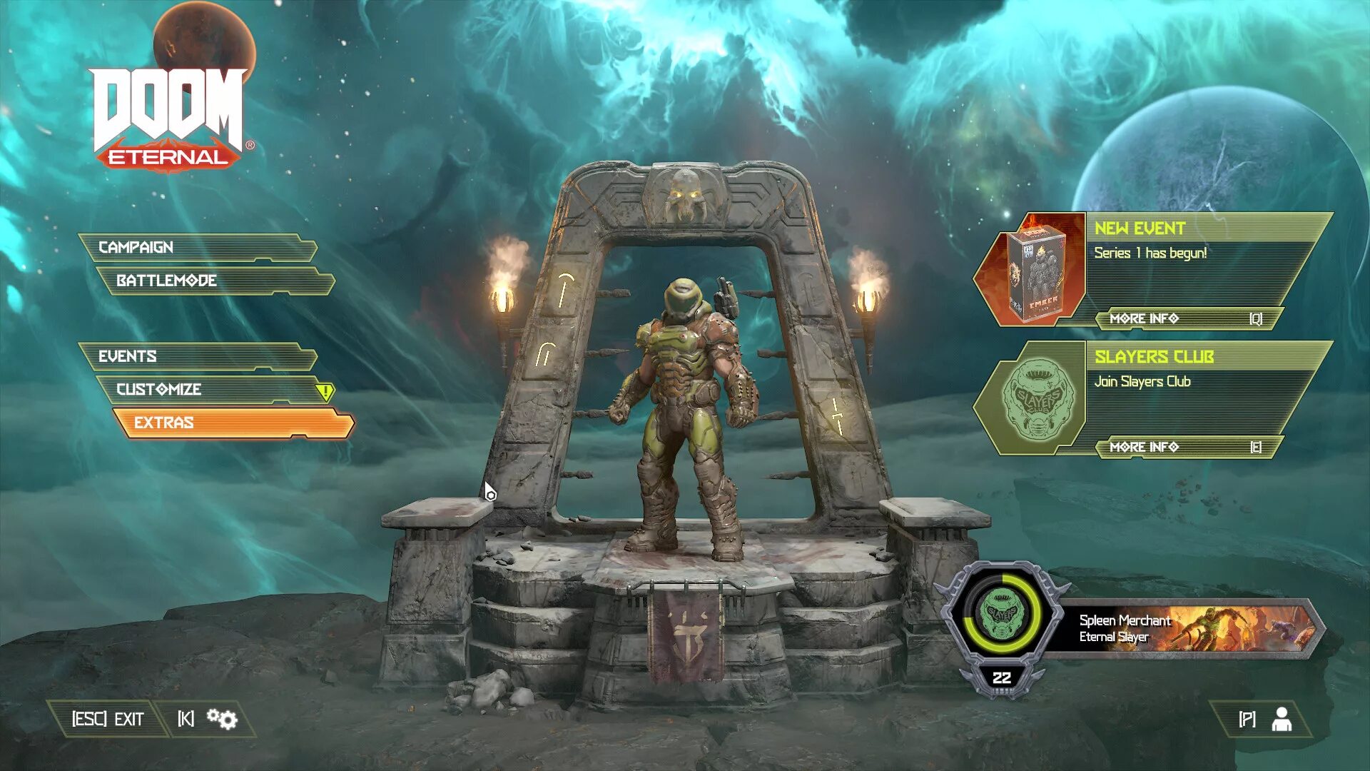 Doom eternal учетную запись. Doom eternal year one pass. небесные ключи дум этернал.