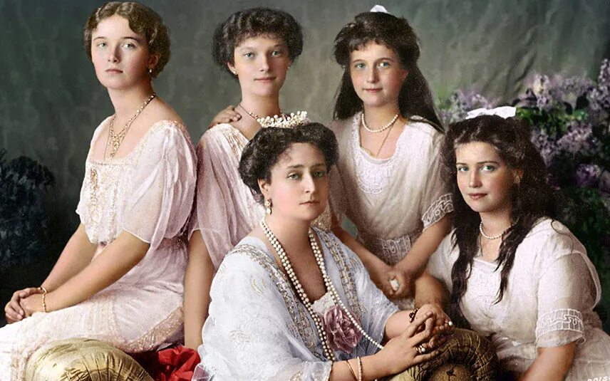 Ольга и татьяна. Дочери николая романова. Много княжон. Дети николая 2. Великие княжны романовы дочери николая 2.