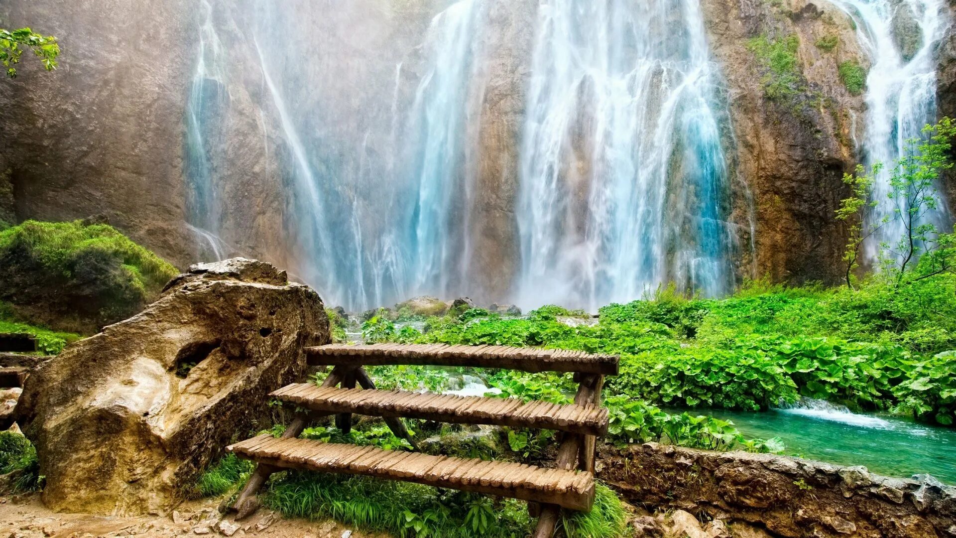 Картинки на рабочий стол. Манзара водопад. Пейзаж водопад. Красивые пейзажи с водопадами. Фон водопад.