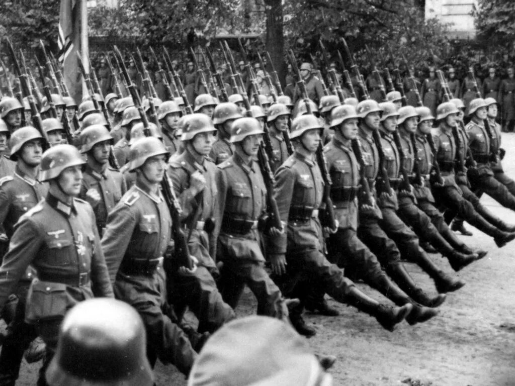 Начало войны гитлеровской германии. German Invasion of Poland 1939. Армия 3 рейха.