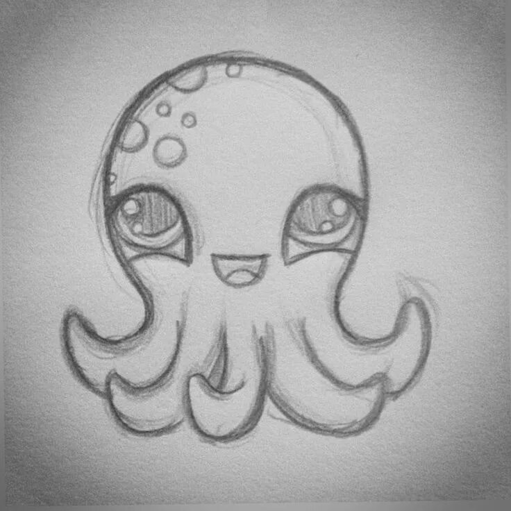 Осьминог рисунок карандашом для срисовки. Рисунок осьминога для срисовки. Нарисовать осьминога. Осьминог карандашом легко.