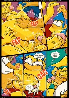 ℹ️ Порно комикс Симпсоны. Желтая фантазия. Часть 14. Диклегангеры. The Yellow Fan