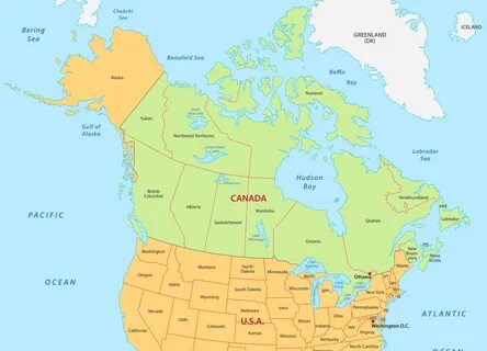 Водная граница сша и канады