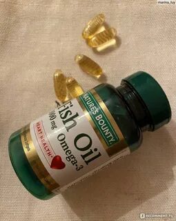 Natures bounty рыбий жир омега 3