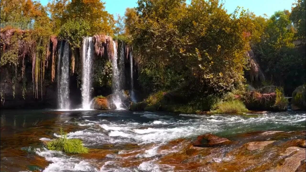 Природа. Водопад. Водопад релакс. Музыкальный водопад.