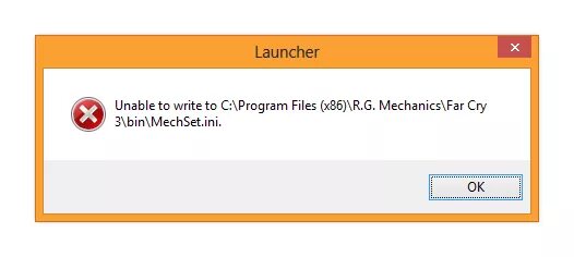 Unable to launch game