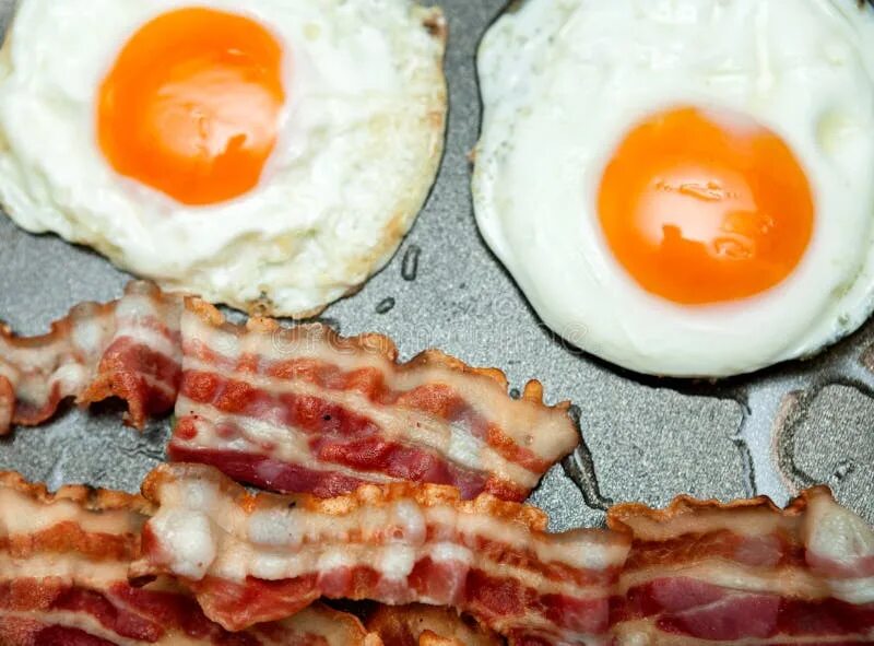 For breakfast she to have two eggs