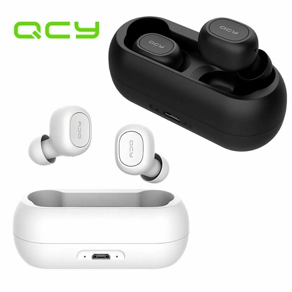 Наушников qcy t1c. QCY t1c. Беспроводные наушники Xiaomi QCY. Наушники TWS QCY t1. Наушники TWS QCY t1c черный.