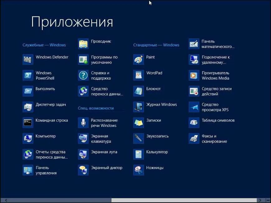 Служебные программы операционной системы. Операционная система Windows 7: служебные программы. Основные стандартные приложения Windows список. Состав стандартных программ Windows.