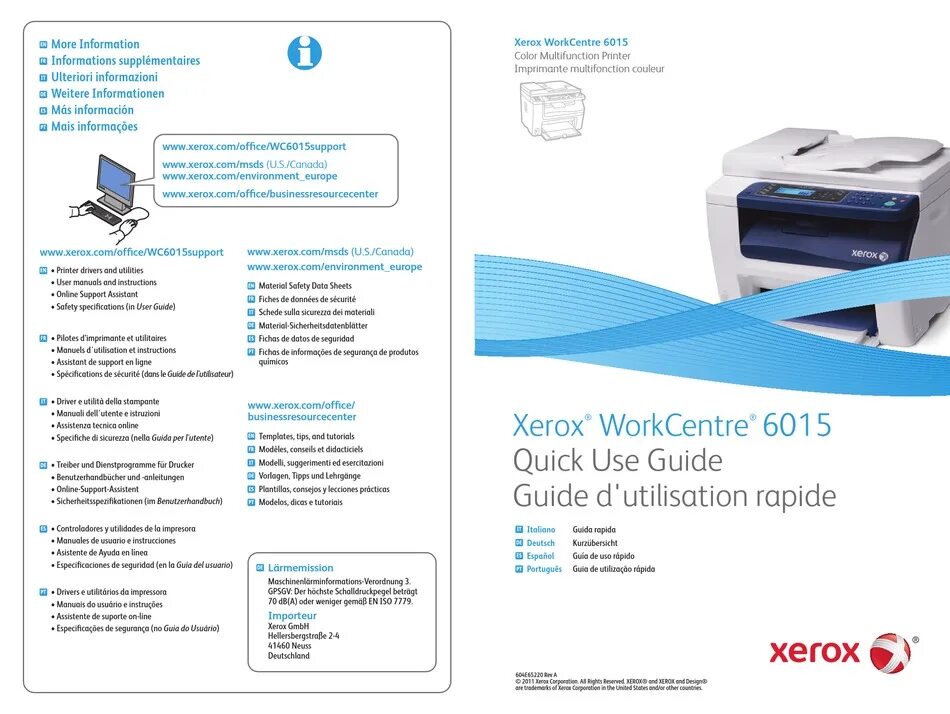 Xerox WORKCENTRE 6505dn, цветн., a4. WORKCENTRE 6505 лоток 1. Принтер Xerox 6015. Мануал Xerox 6015. Support xerox com