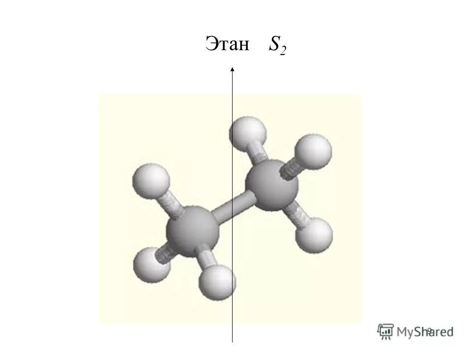электронное строение молекулы метана, этана. конформационная (поворотная) изомерия. пространственное строение молекулы этана. пространственное строение молекулы этана. структурное строение этана.