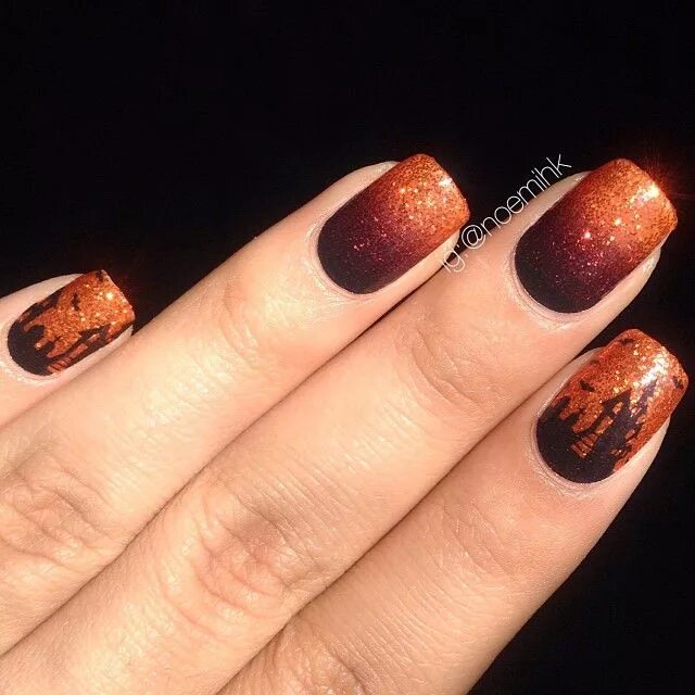 30 Awesome Thanksgiving Nail Art Ideas Nails, Thanksgiving nails, Thanksgiving n