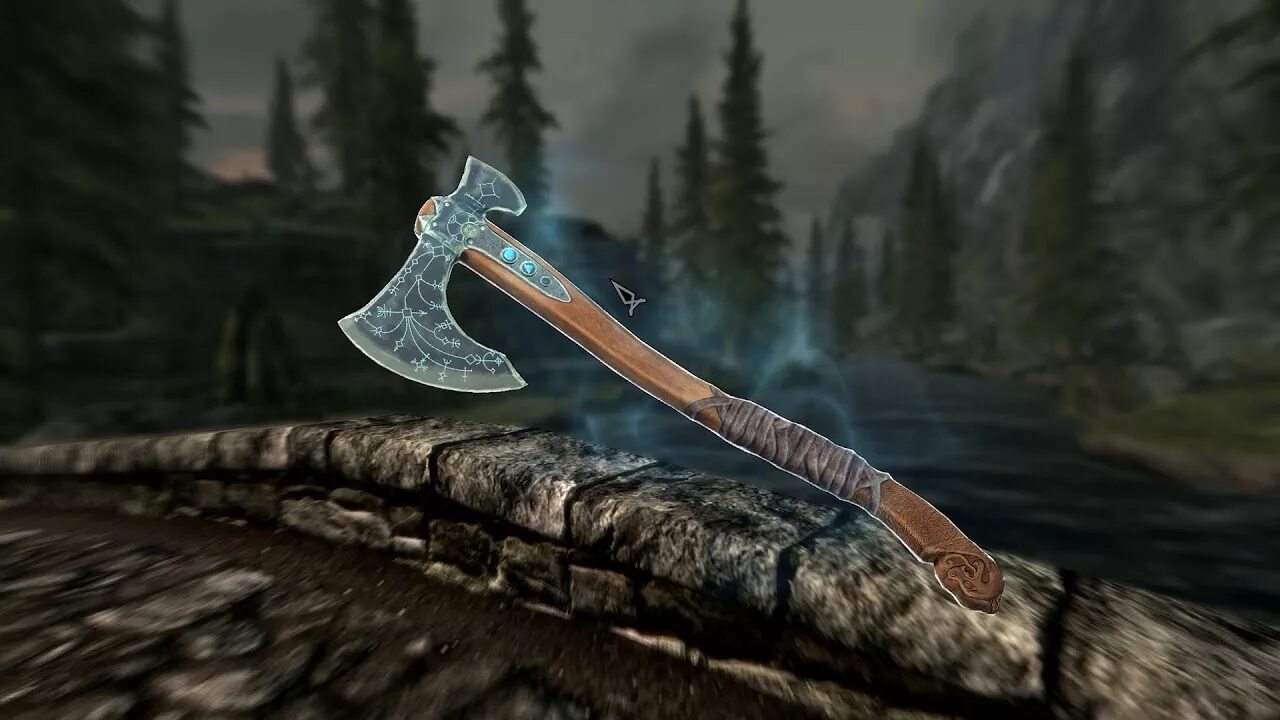 Установить мод на топорик. Топор левиафан god of war. топор кратоса скайрим. скайрим мод топор кратоса. топор левиафан скайрим.