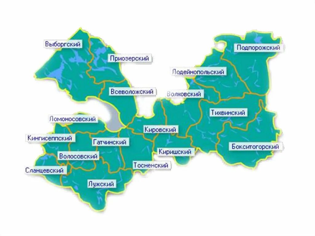 Карта Ленинградской области по районам. Карта районов Ленинградской области. Карта Ленобласти с районами. Карта муниципальных округов Ленинградской области. С кем граничит ленинградская область