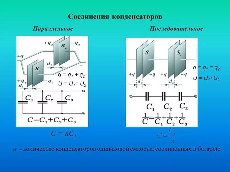 Расчет соединения конденсаторов. Емкость при параллельном соединении конденсаторов. Параллельное соединение 3 конденсаторов. Параллельное соединение электролитических конденсаторов. Параллельное подключение электролитических конденсаторов.