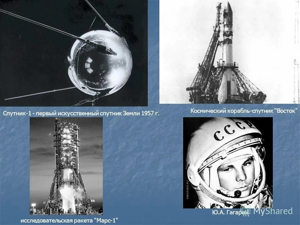 События космической эры. Первый искусственный Спутник 1957 г. Советские спутники Восток 1. Первый Спутник земли. Первый космический корабль Спутник 1.