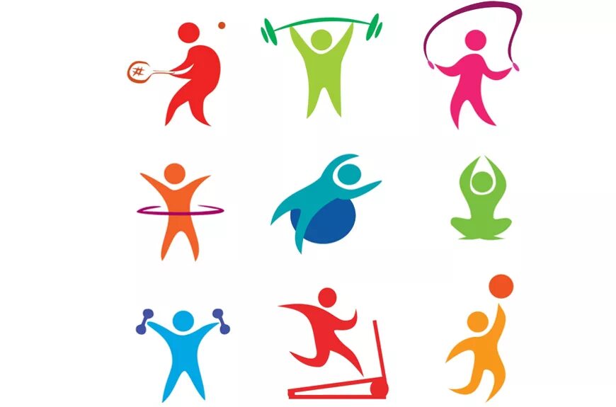 Логотипы образы. Эмблема здоровый образ жизни. Спортивные эмблемы. Спортивные эмблемы для детей. Знаки здорового образа жизни.