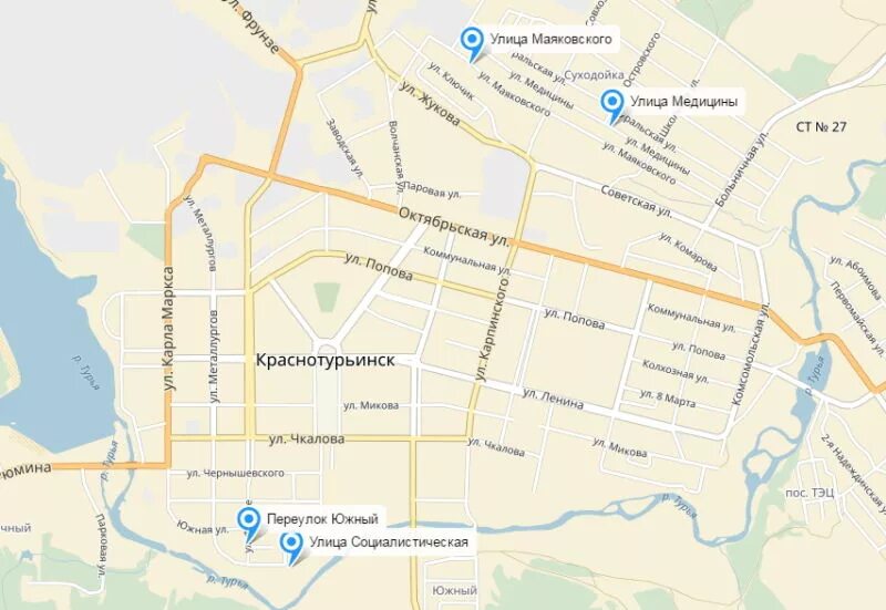 остановки краснотурьинск. краснотурьинска. карта города краснотурьинска. карта краснотурьинска с улицами и домами. карта ревда свердловская область с улицами.