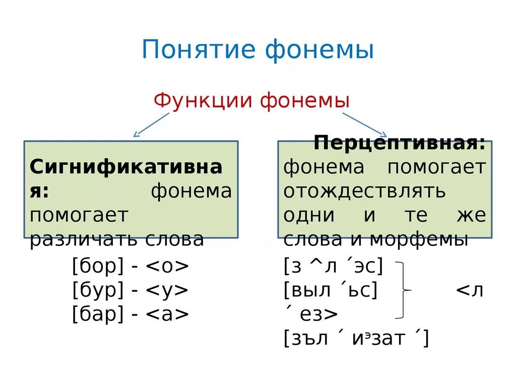 Сильные и слабые гласные. Перцептивная и сигнификативная функции фонемы. Перцептивно слабые позиции гласных фонем.. Понятие фонемы. Фонема пример.