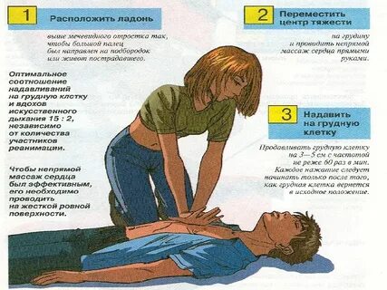 Упал трудно дышать