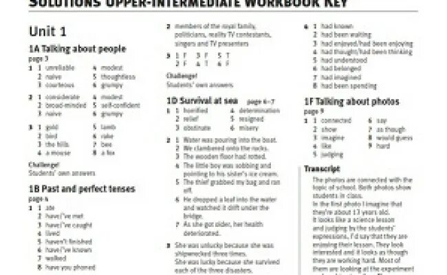 Solutions Intermediate Workbook 2 Edition answer Key. Тест Unit 4 solution Intermediate ответы. Solutions Intermediate Workbook Key Unit 3. Upper Intermediate Workbook answer Key Unit 4. Upper intermediate workbook keys