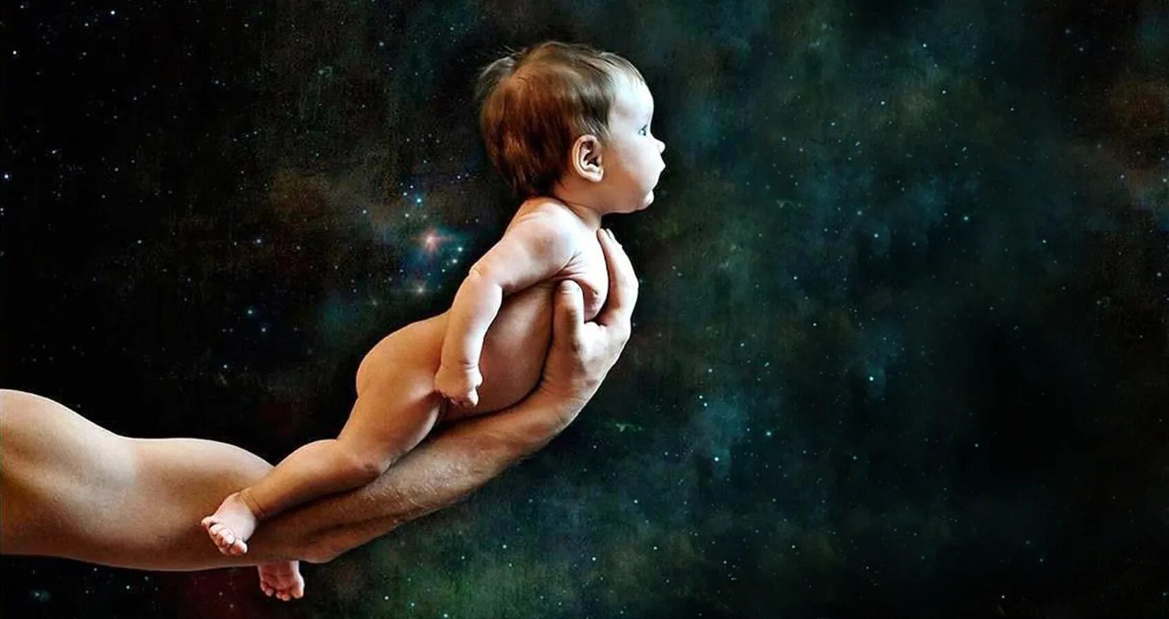 Люди рождаются чистыми. Рождение человека. Рождение человека это чудо. Дитя эзотерика. Ребенок и Вселенная арт.