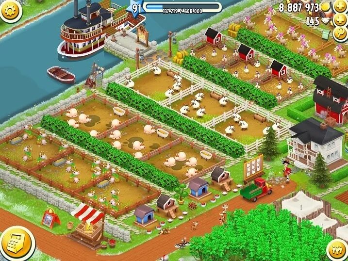 Игра farmington много денег. Ферма Хэй Дэй. Hay Day планировка. Красивые фермы в hay Day на 50 уровне. Хей дей планировка 45 уровень.