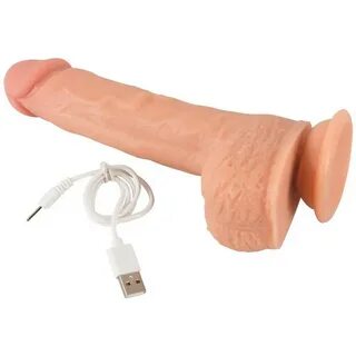 Вибратор-реалистик "Latin Dancer" с вращением, телесный, рабочая длина 15.3 см, 