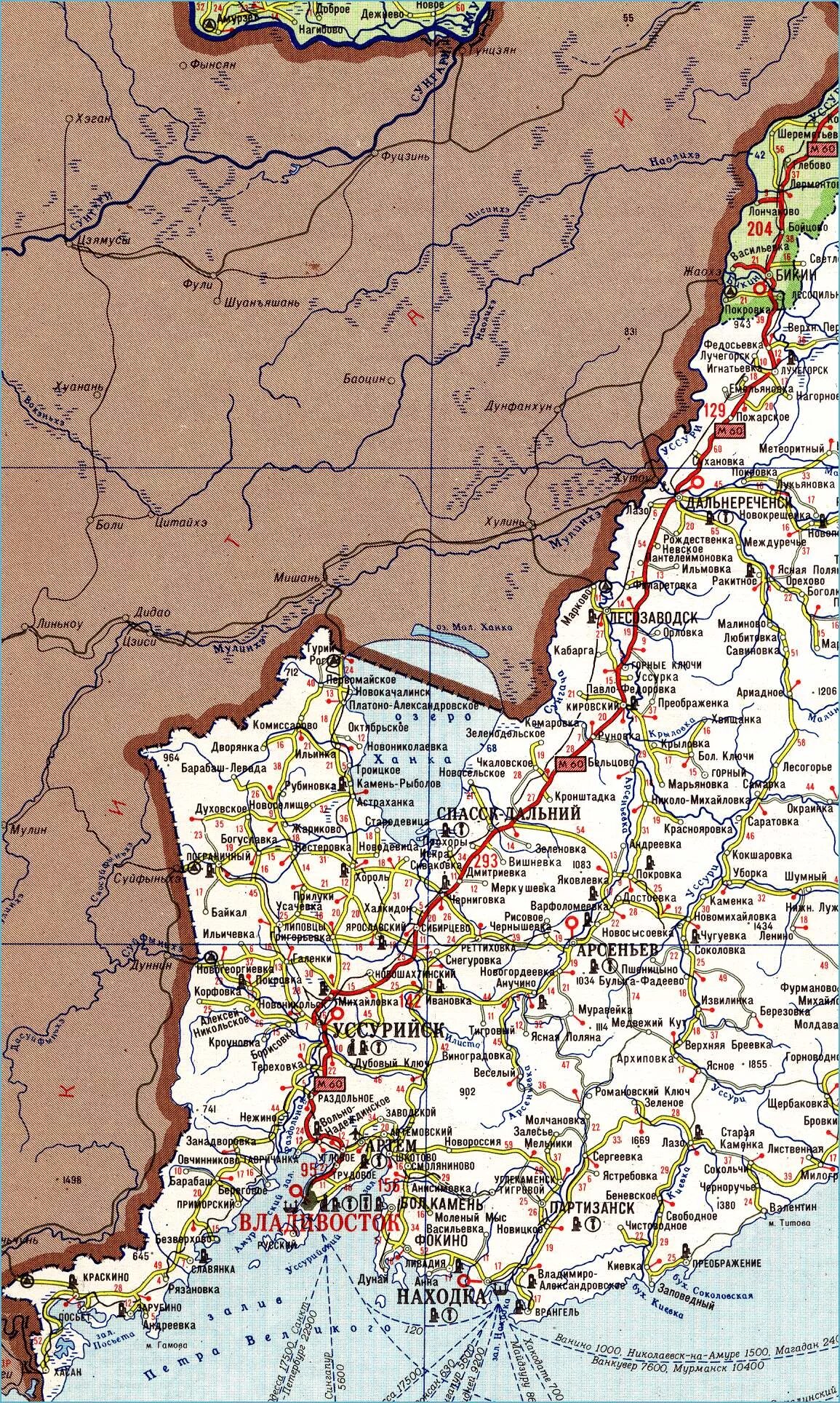 карту приморских дорог. маршрут арсеньева. карта приморского края населенные пункты. карта автомобильных дорог приморского края. атлас автомобильных дорог приморского края.