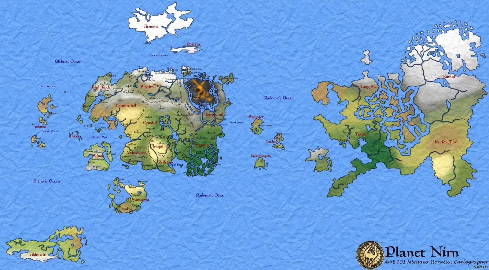 Карта сабшилда. Карта Нирна the Elder Scrolls. Карта Нирна скайрим. Карта Вселенной tes. Тамриэль и Акавир.
