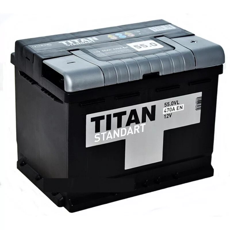 Аккумулятор для автомобилей 55. Titan Standart 190 Ач. Аккумулятор Titan Arctic 6ct-55.0 VL. Titan Standart 6 ст 190,0 12v 190 Ah. Аккумулятор Титан Asia Silver 55.