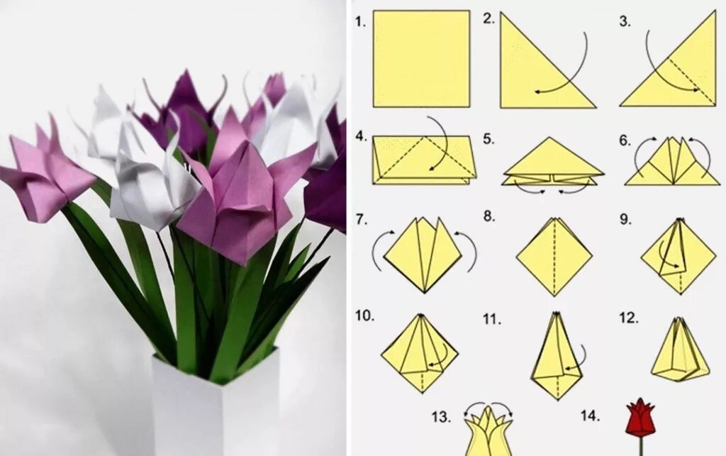 Оригами тюльпан пошагово для начинающих. Поделка тюльпан для 4 класса из бумаги оригами. Тюльпан из бумаги а4 пошагово. Оригами тюльпан из бумаги пошаговой.