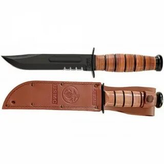 Нож Ka-Bar Usmc Serrated Edge 1218.