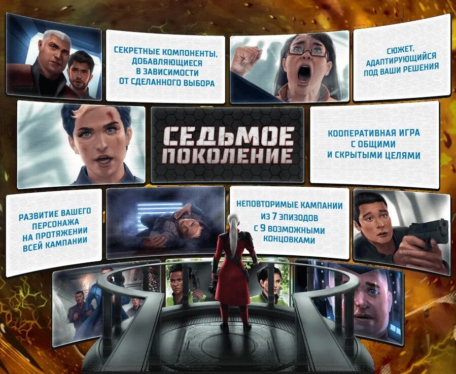 Поставь зависимые. Седьмое поколение игр. Gen 7 настольная игра. 7 Gen 7 поколение игра. Секретные компоненты.