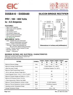 D3sba60 диодный мост характеристики