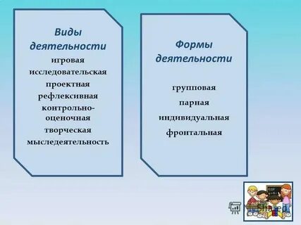 Фронтальная индивидуальная парная групповая