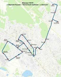 Автобусы верхняя пышма карта