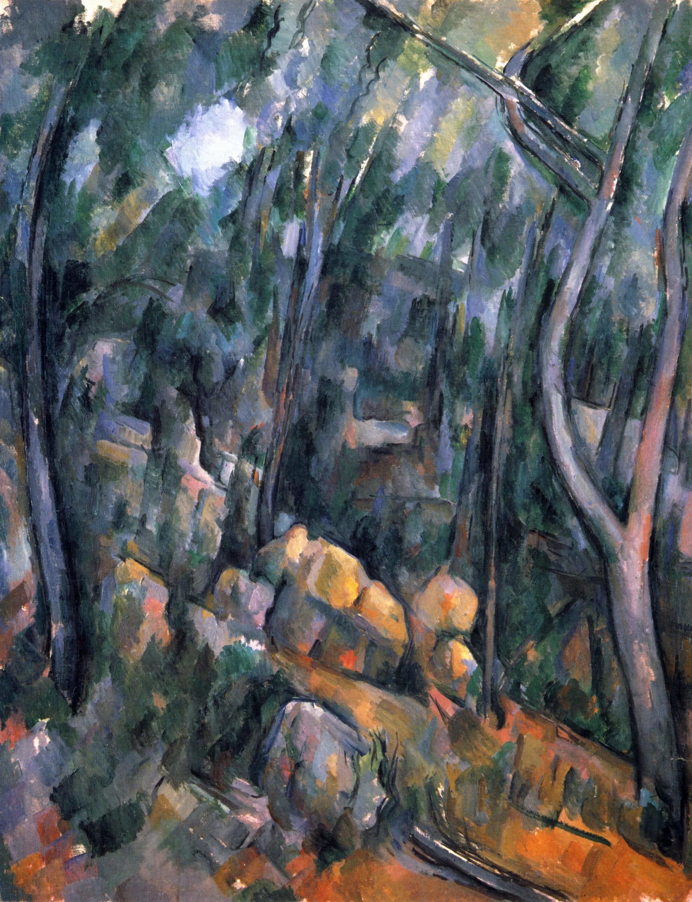 Поль Сезанн живопись. Сезанн кубизм. Cezanne художник. Поль Сезанн лес.