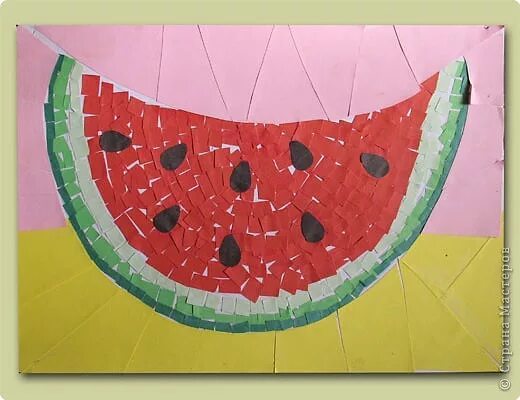 Watermelon craft for preschoolers funnycrafts in 2024 Preschool crafts, Watermel